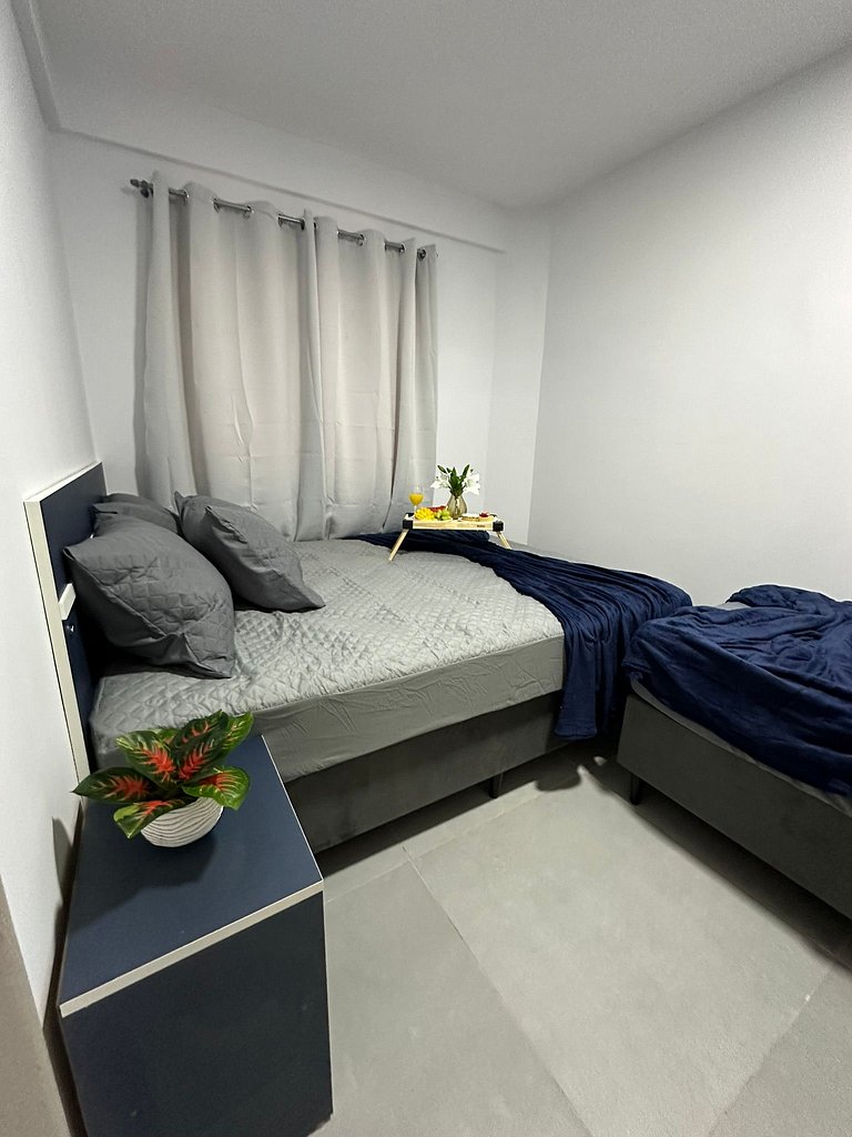 Flamingo pé na areia Matinhos - 101 -1 Quarto- 50m da praia