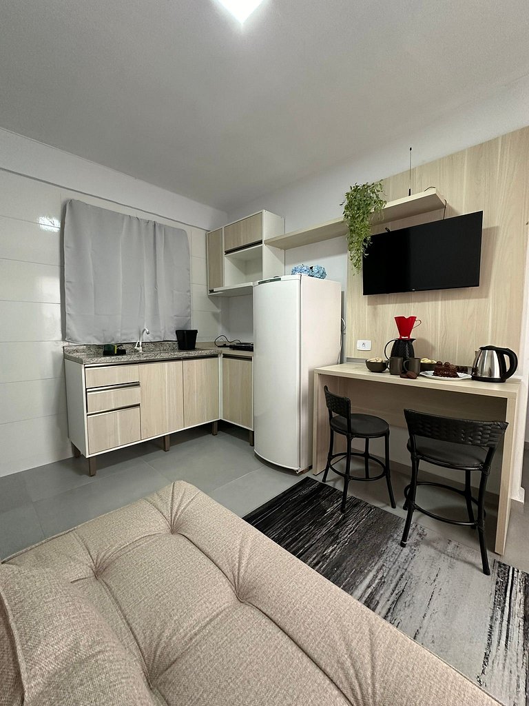 Flamingo pé na areia Matinhos - 101 -1 Quarto- 50m da praia