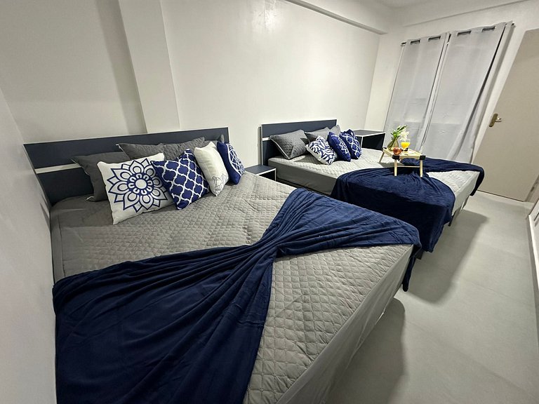 Flamingo pé na areia Matinhos - 102 -1 Quarto- 50m da praia