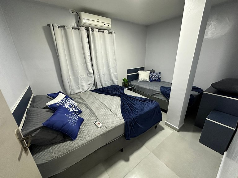 Flamingo pé na areia Matinhos - 103 - 2 Quartos - 50m da pra