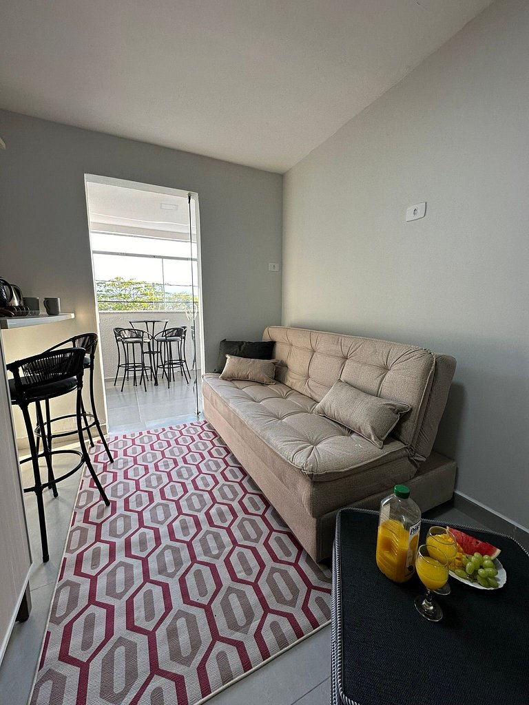 Flamingo pé na areia Matinhos - 205 -2 Quartos- Vista mar -