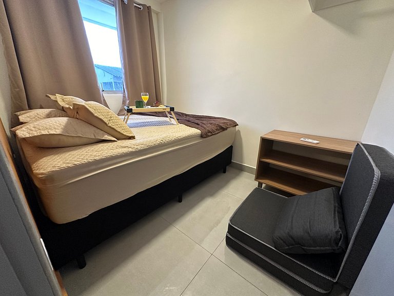 201 - Flamingo Centro Guaratuba - Pé na areia