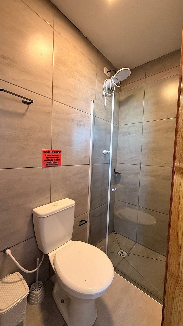 306 - Flamingo Centro Guaratuba - Pé na areia