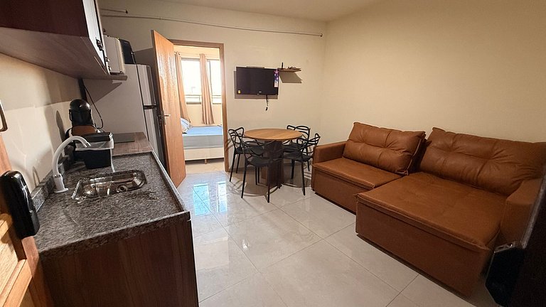 202 - Flamingo Centro Guaratuba - Pé na areia